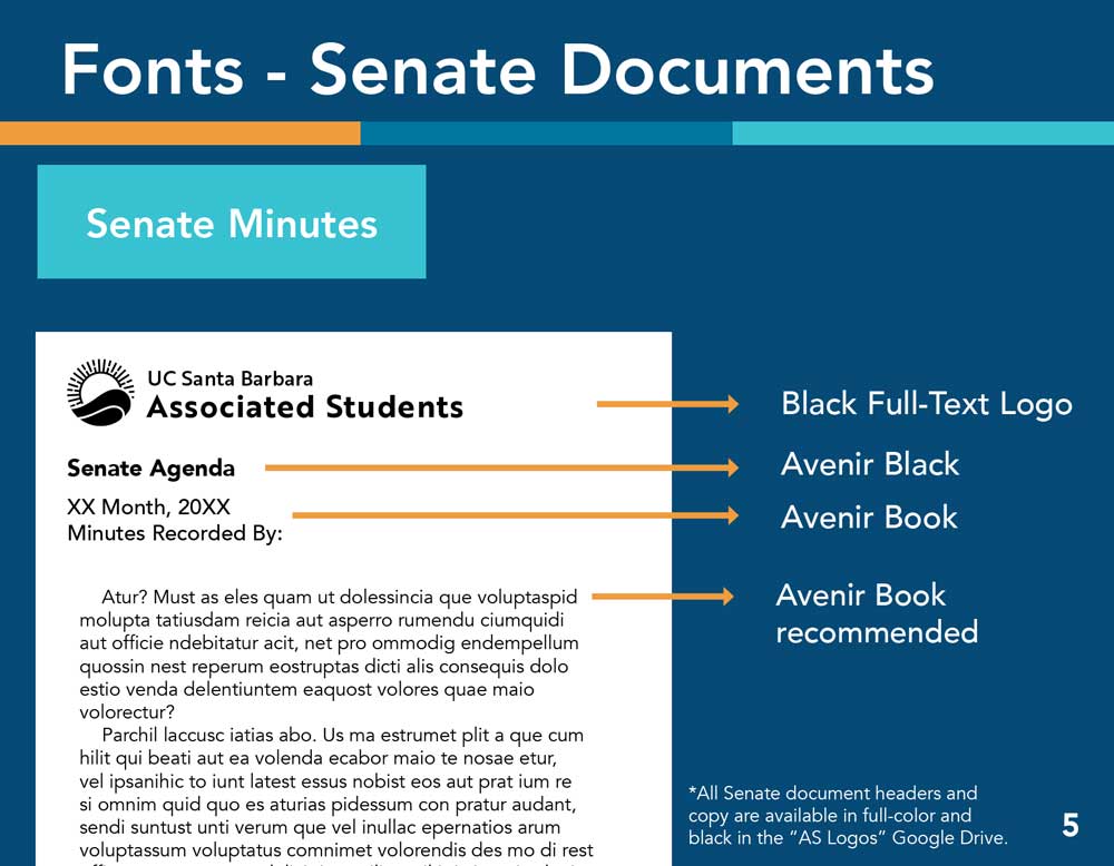 senate minutes example