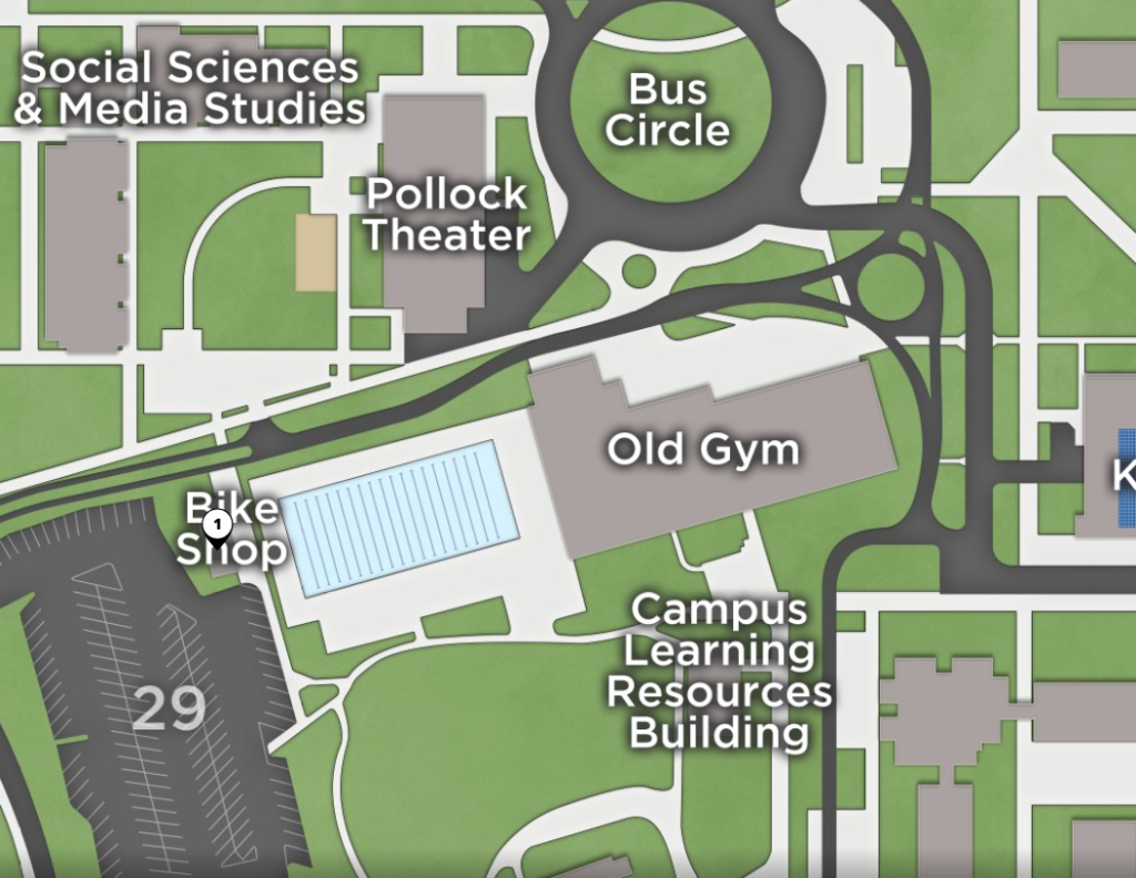 bike shop campus map