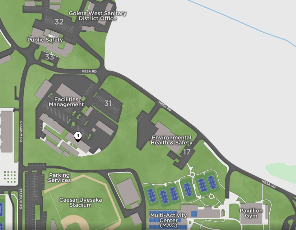 recycling campus map