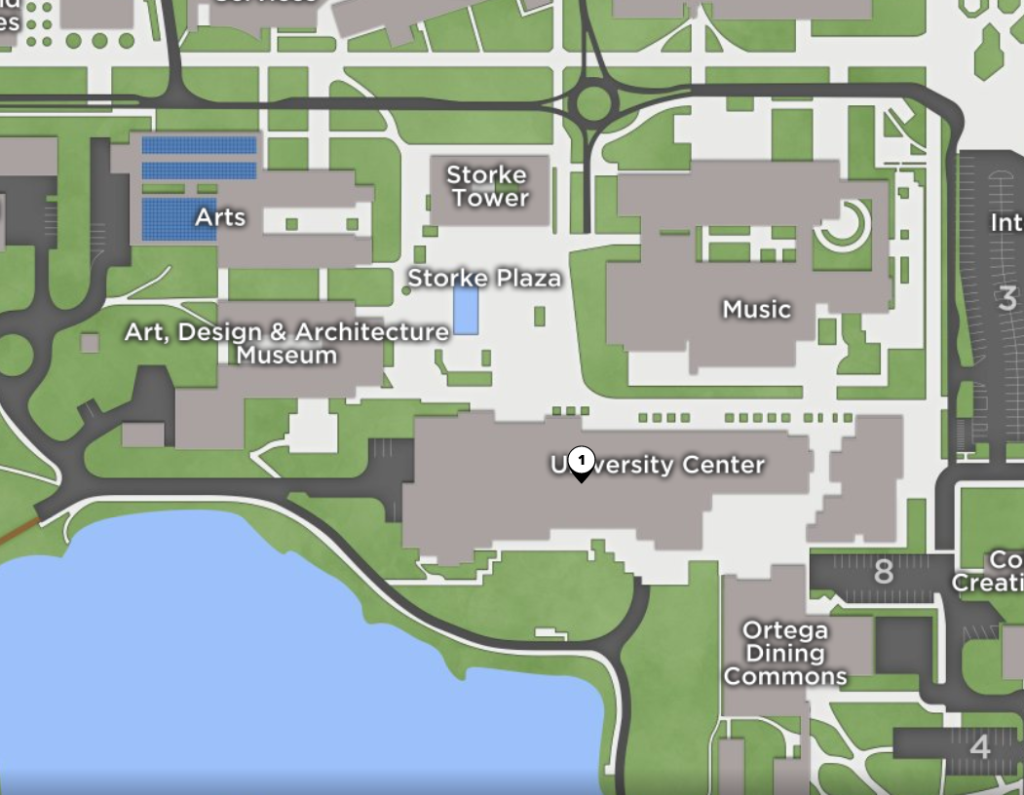 UCEN campus map